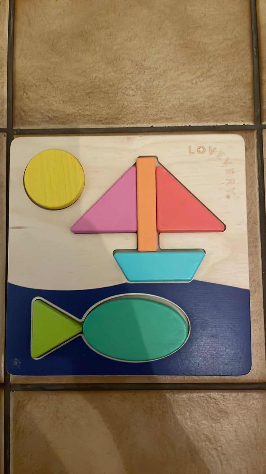 Lovery puzzel, Kinderen en Baby's, Speelgoed | Kinderpuzzels, Ophalen, Gebruikt