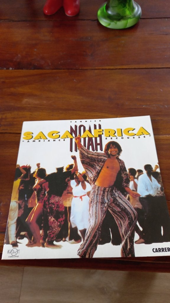Vinyl (45t) yannick noah "saga africa", Enlèvement, Comme neuf, Pop