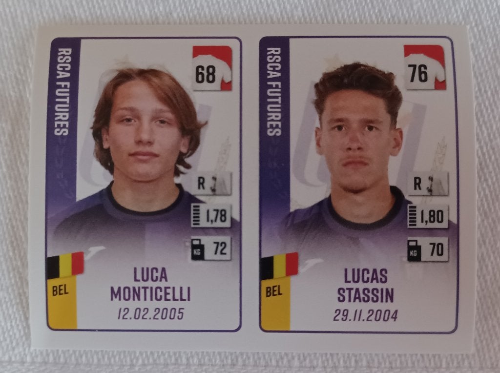 Autocollant Lucas Stassin (rookie) - Pro League 2022-2023, Enlèvement ou Envoi, Comme neuf, Autocollant