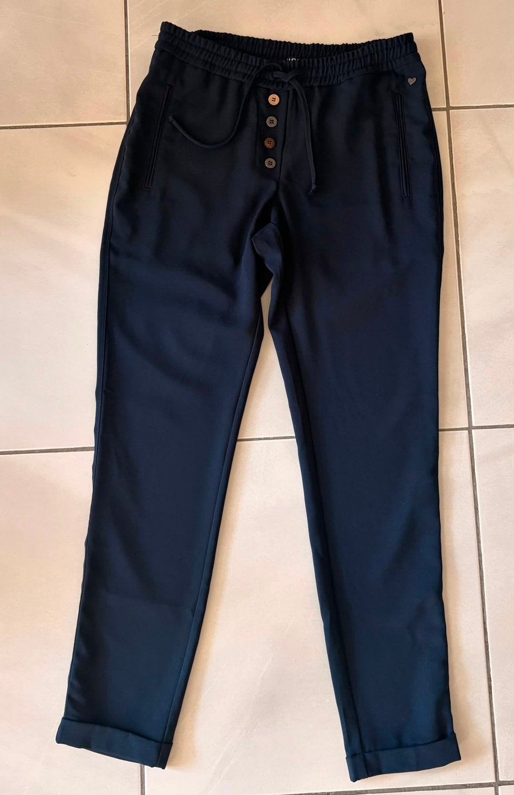 Geisha jogging donkerblauw maat XS, Enlèvement ou Envoi, Comme neuf, Taille 34 (XS) ou plus petite