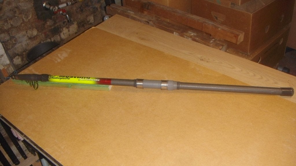 SHAKESPEARE MUSTANG 3M50 HENGEL, Ophalen, Zo goed als nieuw, Werphengel