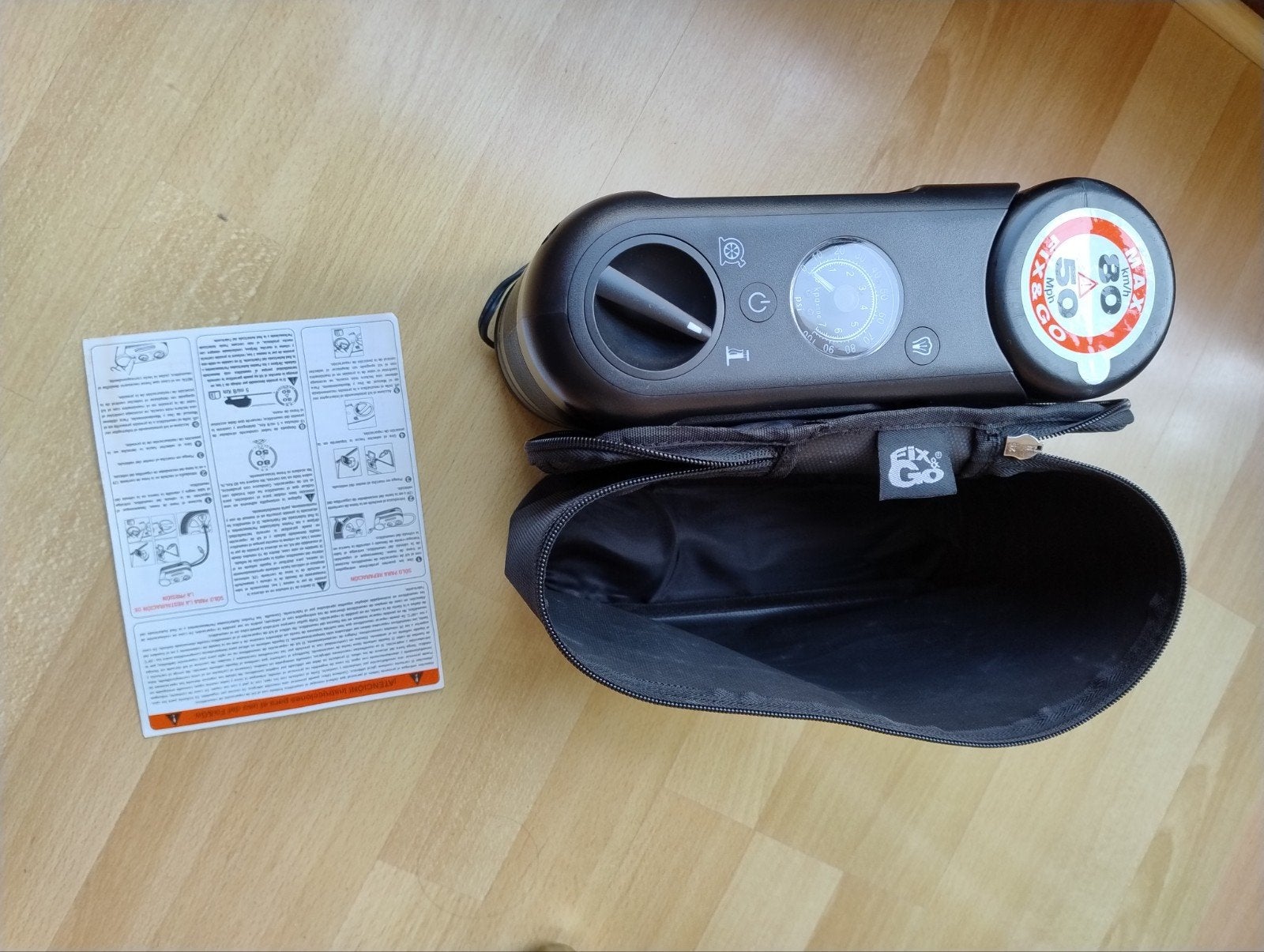 Compacte luchtcompressor 12V, Enlèvement