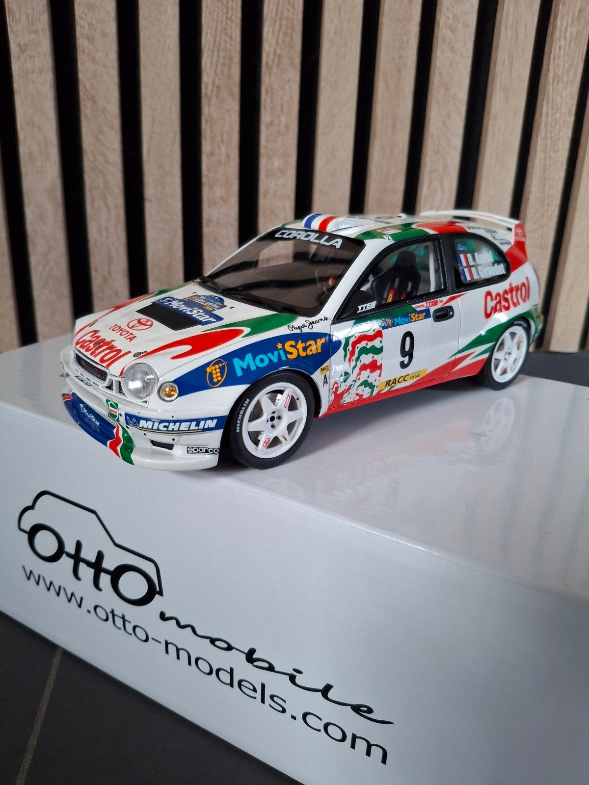 toyota corolla wrc 1/18 ottomobile, Hobby & Loisirs créatifs, Enlèvement ou Envoi, Neuf, Voiture, OttOMobile