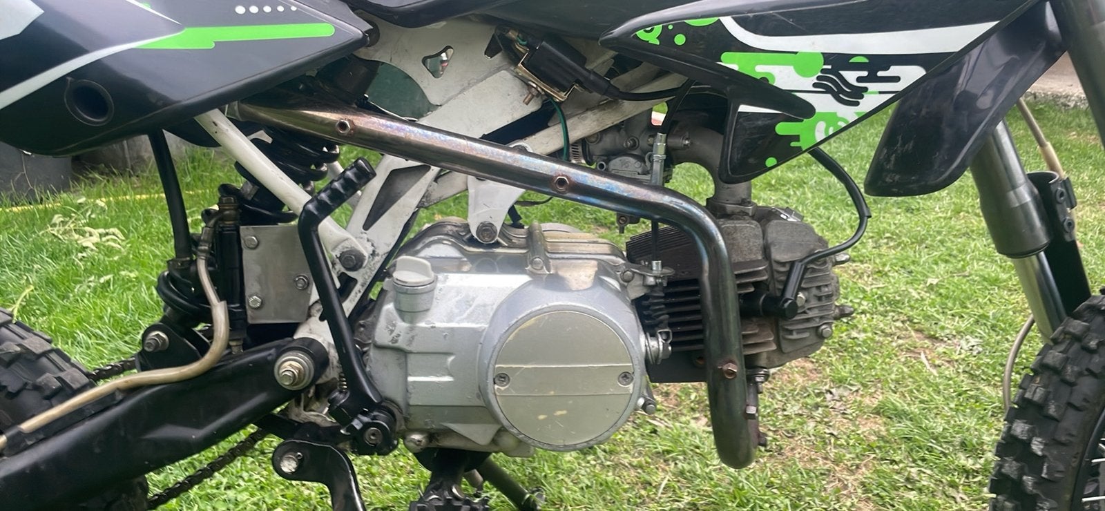 Pitbike 125 cc prijs valt te bespreken, Dirt Bike, 125 cm³, Enlèvement, Utilisé