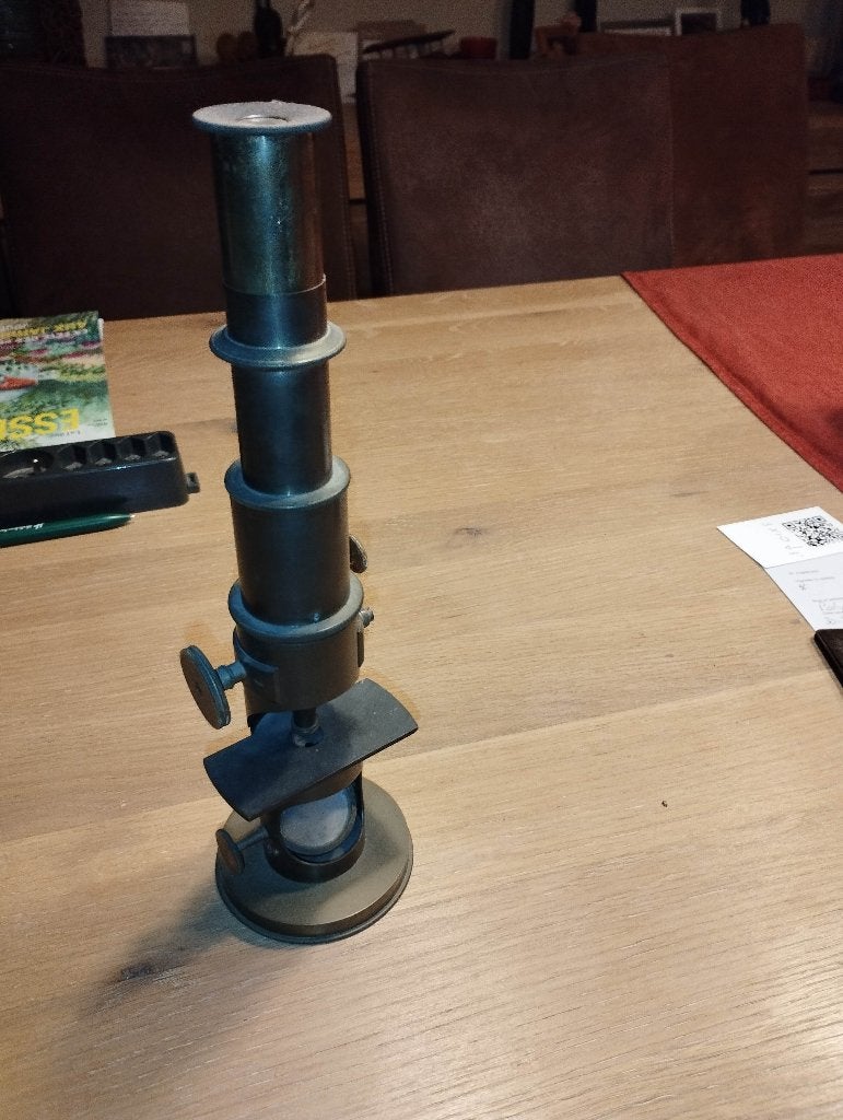 microscope ancien, Antiquités & Art, Antiquités | Outils & Instruments, Enlèvement
