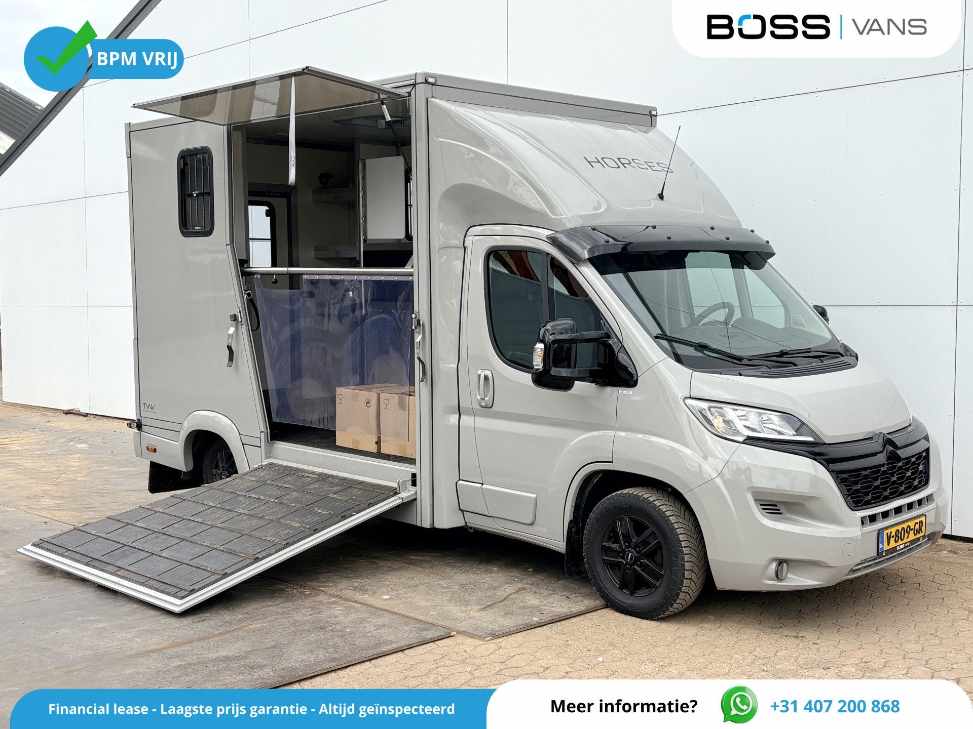 Citroën Jumper 2.2 130PK Paardenwagen Horsetrailer Pferdewa, Animaux & Accessoires, Info@bossvans.nl, Boss Vans, Utilisé, Eindhovensebaan 3
5505JA  VELDHOVEN, NL