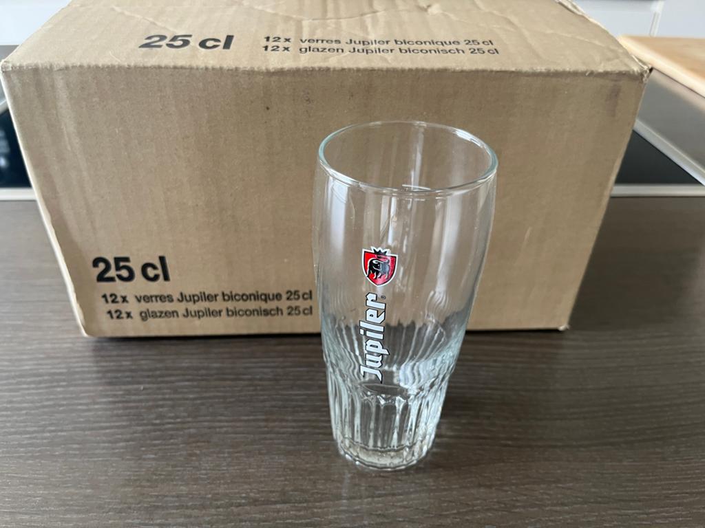 Jupiler glazen, Ophalen, Nieuw