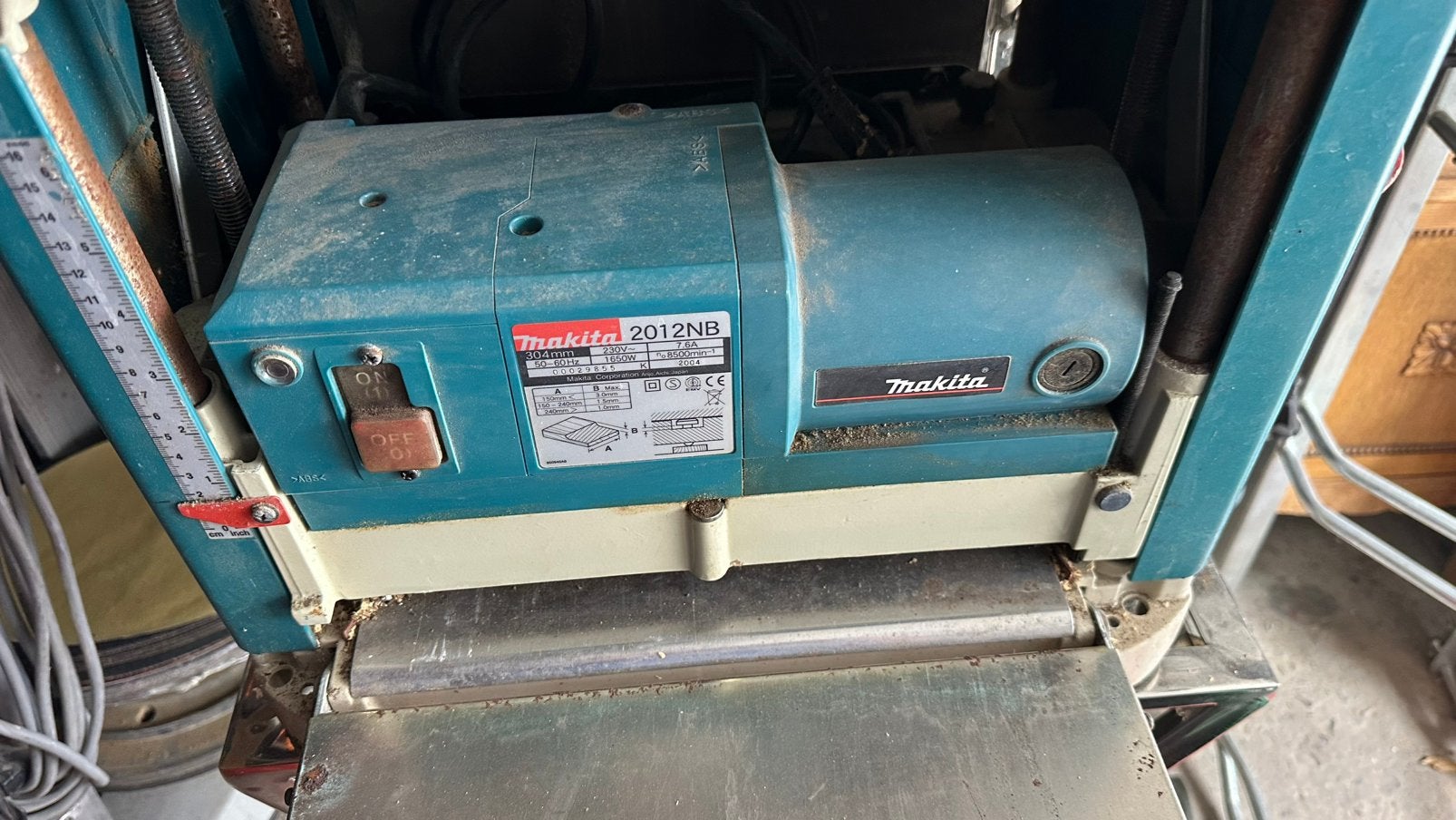 Raboteuse Makita 2012nb, Enlèvement, Utilisé