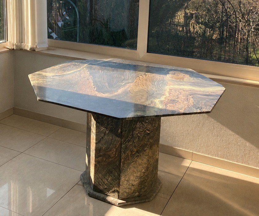 Table en pierre naturelle, Enlèvement, Utilisé, Autres formes, Autres matériaux