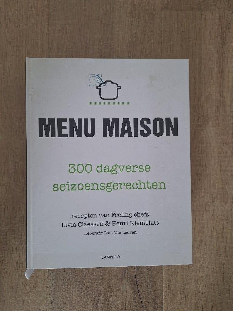 Menu Maison - 300 dagverse seizoensgerechten, Ophalen of Verzenden