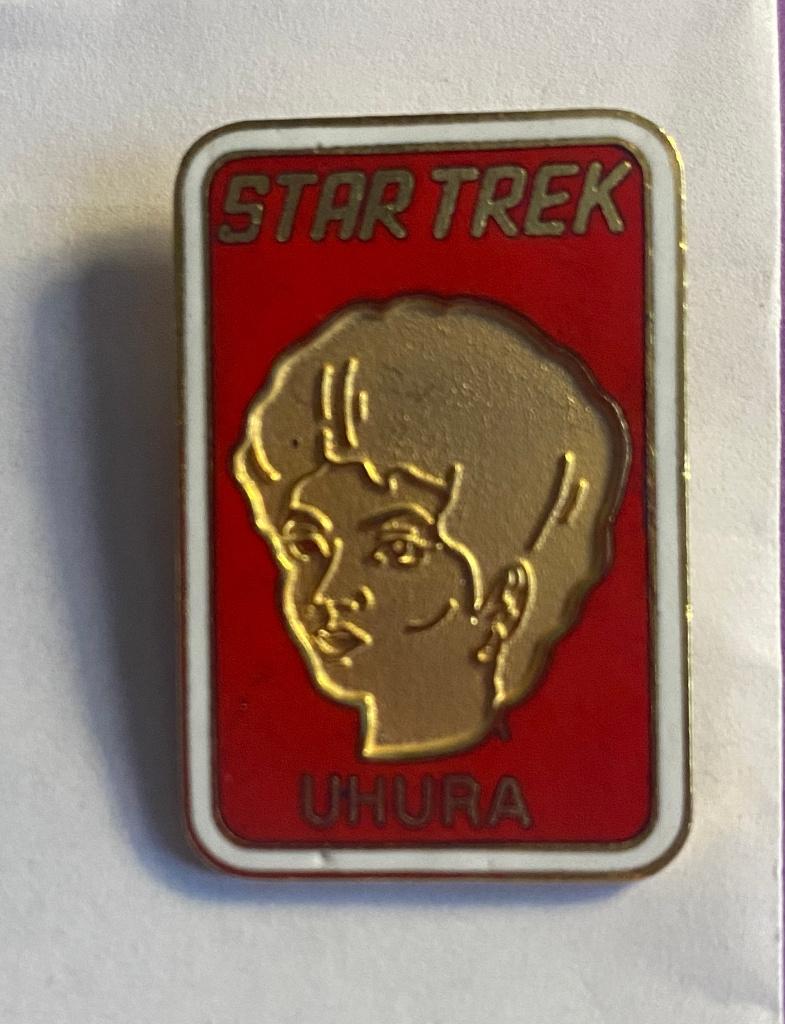 Pin's de Collection  lieutenant Uhura de Star Trek, Collections, Broches, Pins & Badges, Utilisé, Insigne ou Pin's, Autres sujets/thèmes