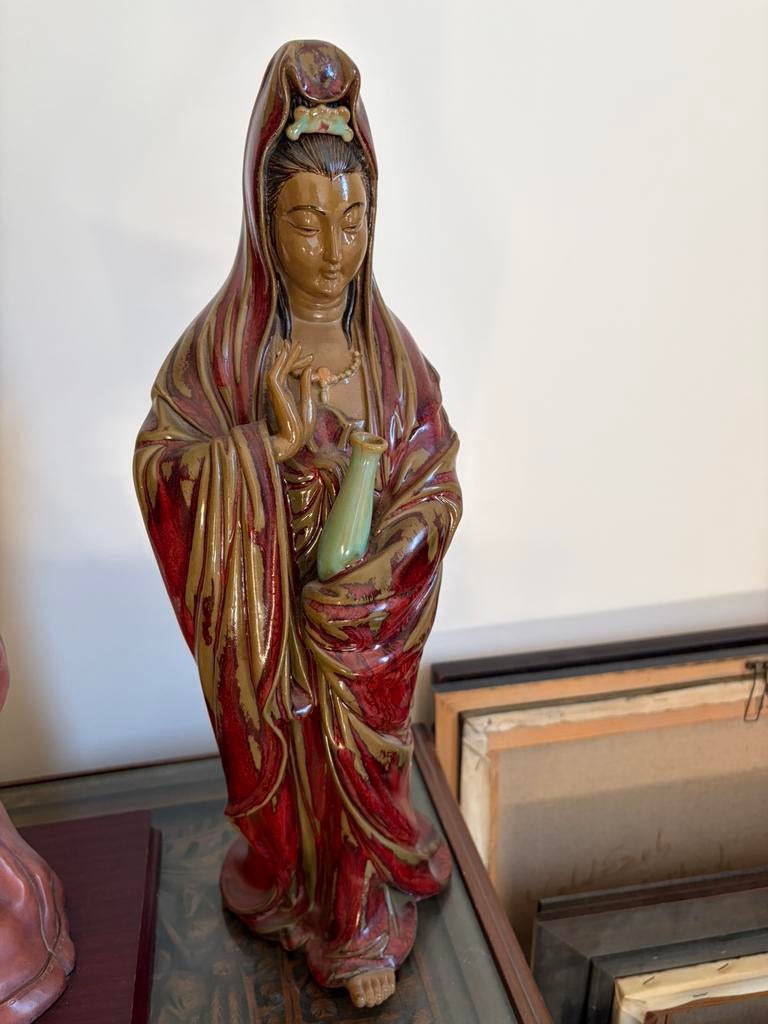 Statue chinoise - femme, Enlèvement