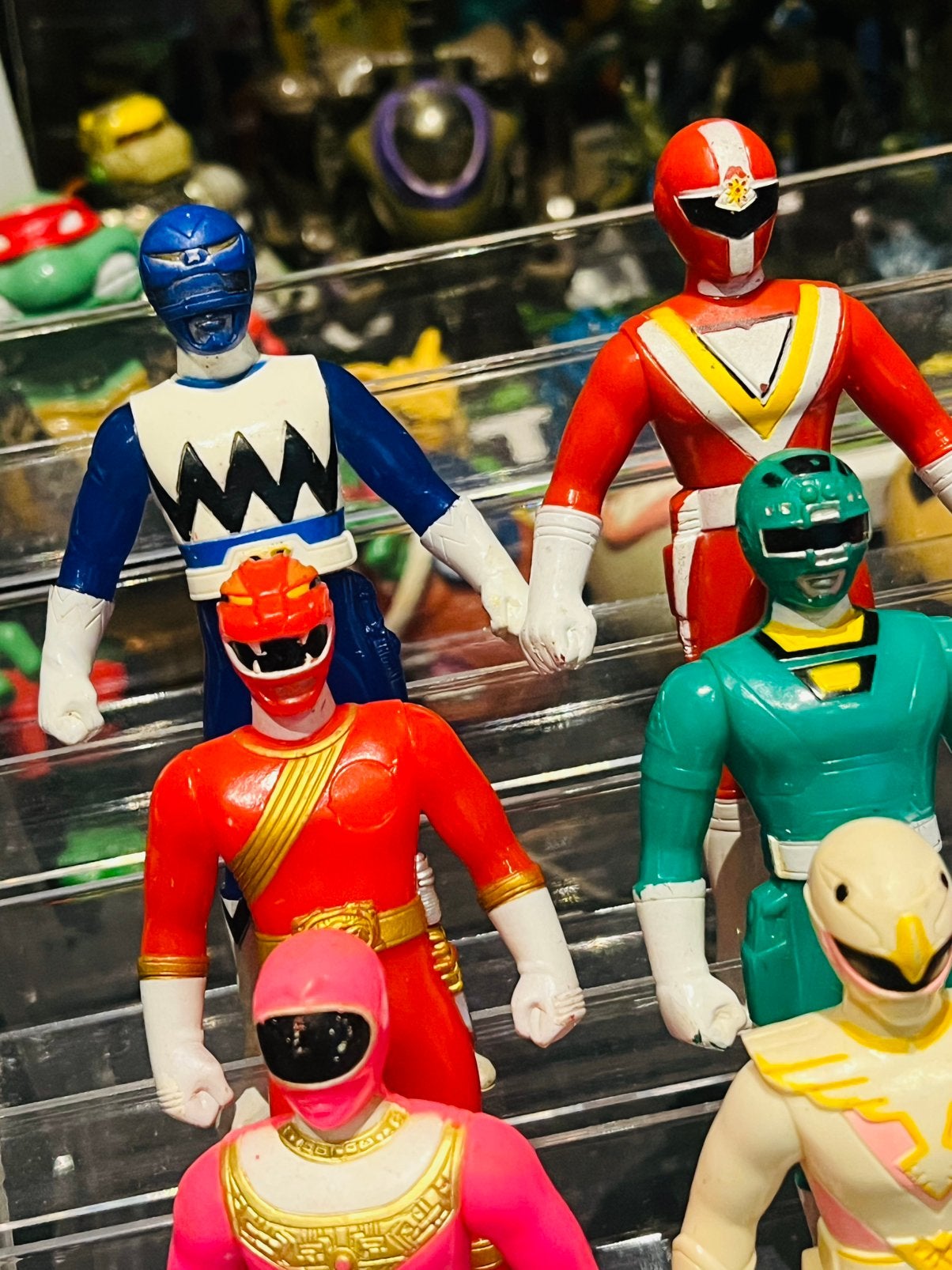 Lot Sofubi Power Rangers Bandai Yutaka 90”s Japan Sentai, Ophalen of Verzenden, Gebruikt