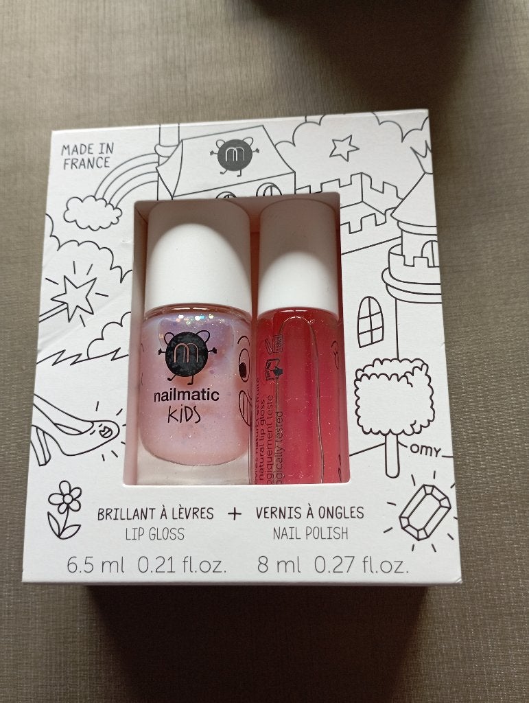 NAILMATIC kindernagellak + lipgloss NIEUW, Ophalen of Verzenden, Nieuw, Make-up