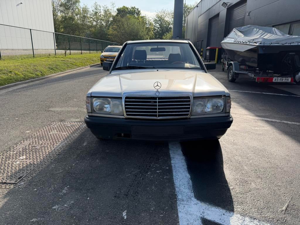Mercedes 190 E, Autos, Argent ou Gris, Achat, Toit ouvrant, Bleu