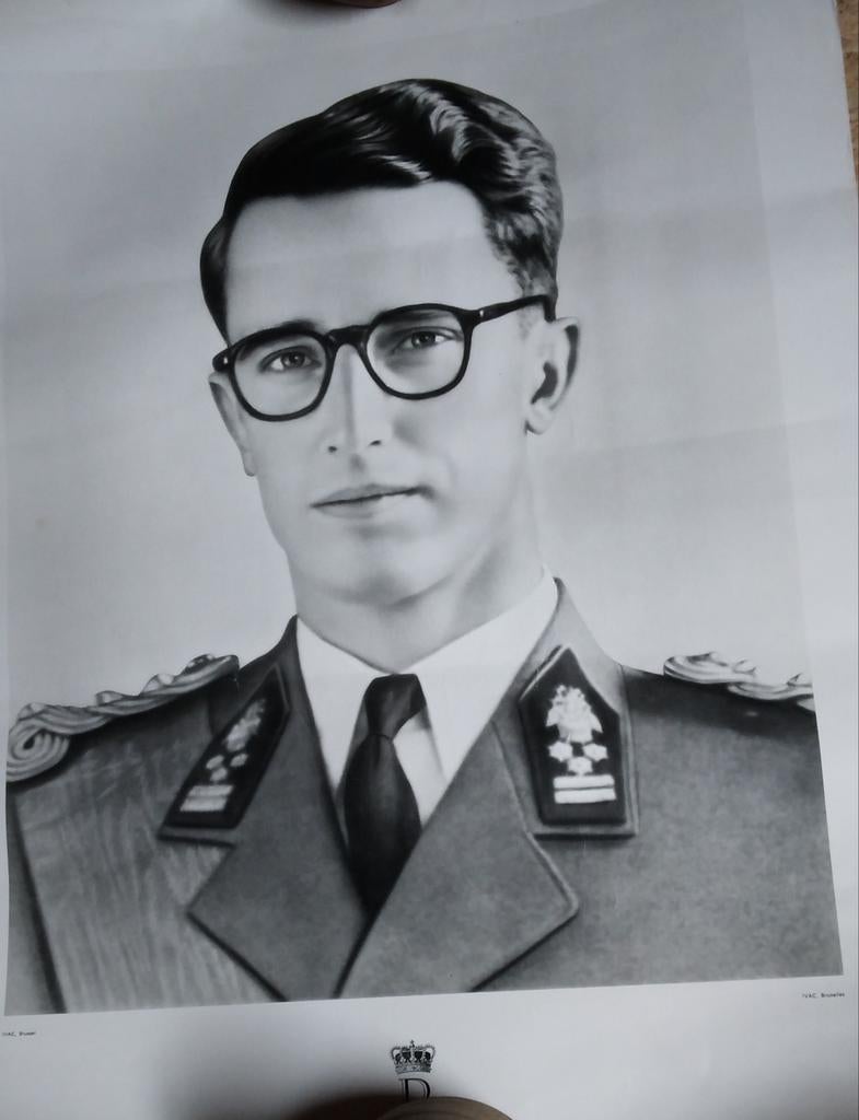 Poster van Baudoin, Ophalen of Verzenden