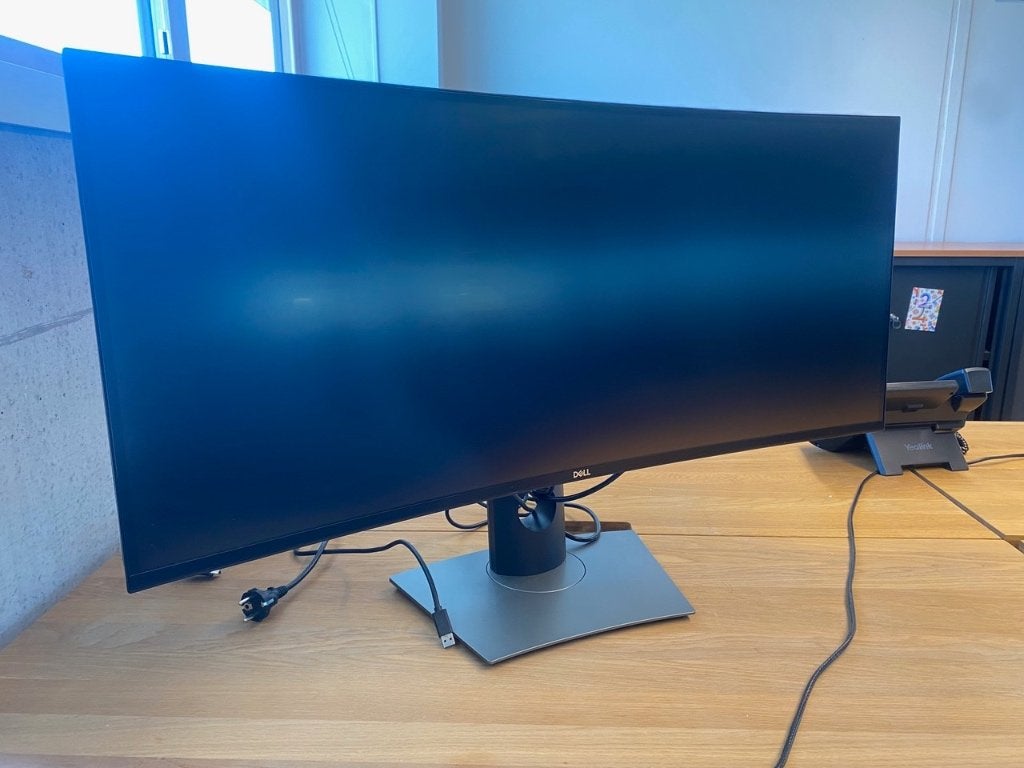 Écran Dell UltraSharp U3818DW  38" incurvé, Informatique & Logiciels, IPS, Autres résolutions, Comme neuf, 60 Hz ou moins