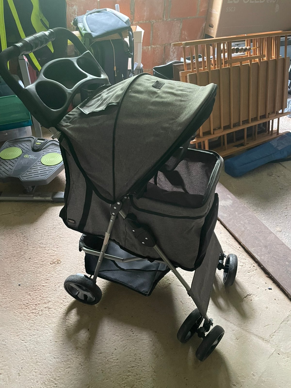 Hondenbuggy  voor 1 of 2 kleine hondjes, Enlèvement, Comme neuf