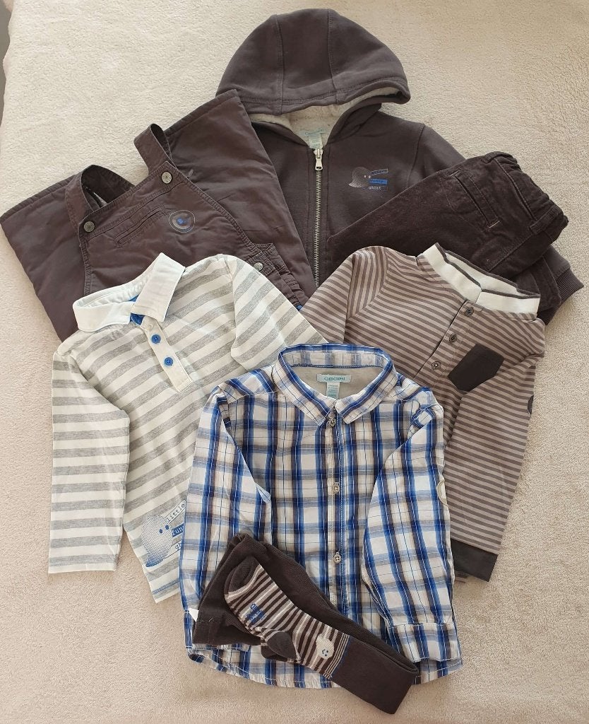 Lot de vêtements Little Funny Ghost - T86 (2ans) - Obaïbi, Ophalen, Broekje, Zo goed als nieuw, Jongetje