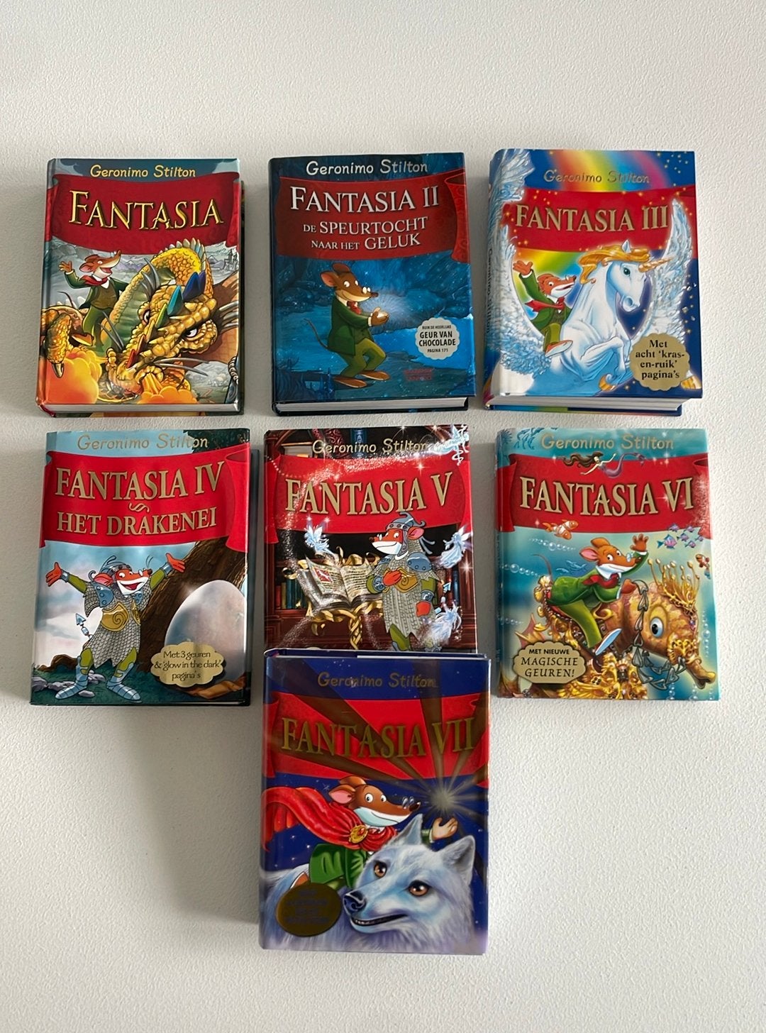 Geronimo Stilton boeken Fantasia reeks, Ophalen of Verzenden, Zo goed als nieuw