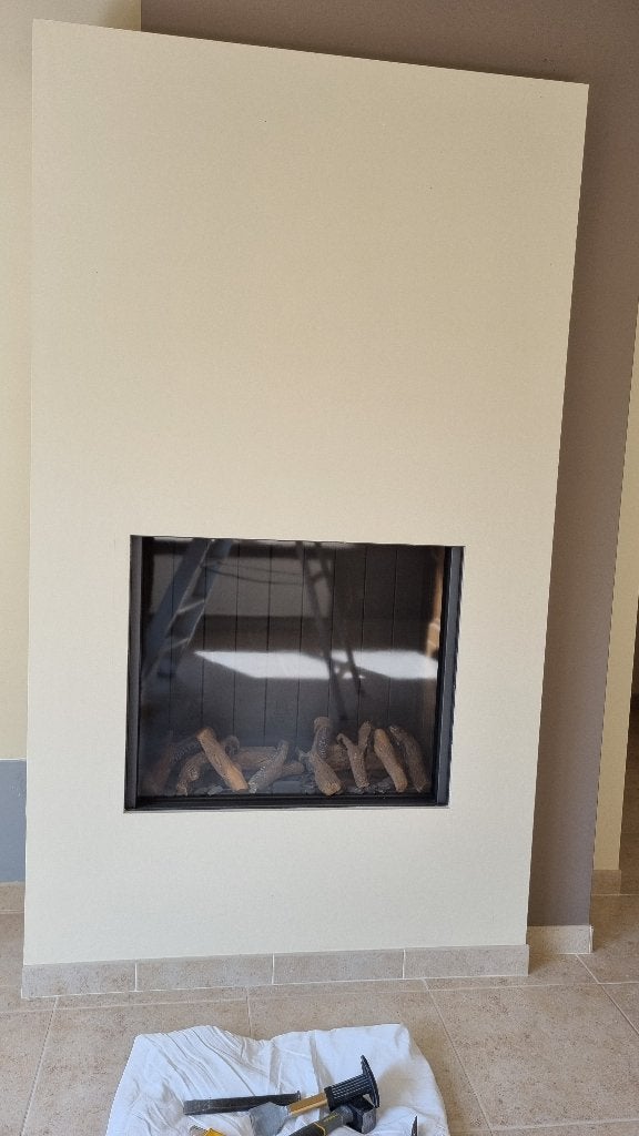 Gaskachel inbouw Haard, Huis en Inrichting, Ophalen, Gebruikt, Inbouwhaard, Gashaard