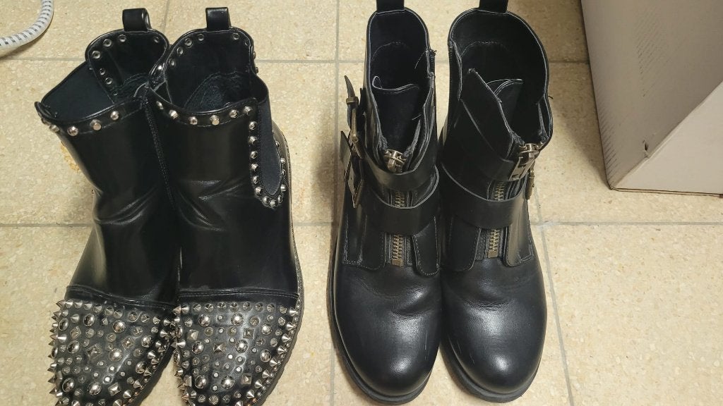 chaussures, Vêtements | Femmes, Chaussures, Enlèvement ou Envoi, Boots et Botinnes, Porté, Noir
