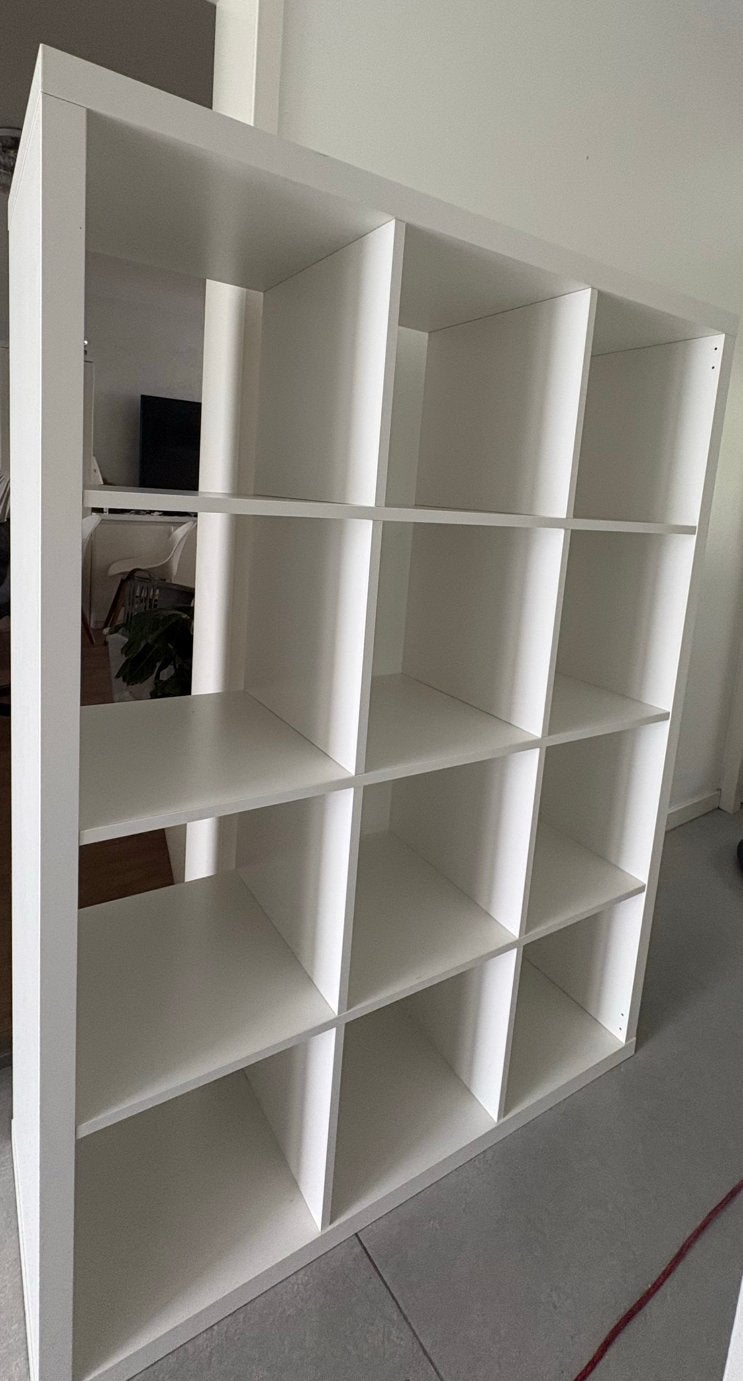 Bibliothèque Ikea blanche, Maison & Meubles, 25 à 50 cm, Comme neuf, 100 à 150 cm, Enlèvement