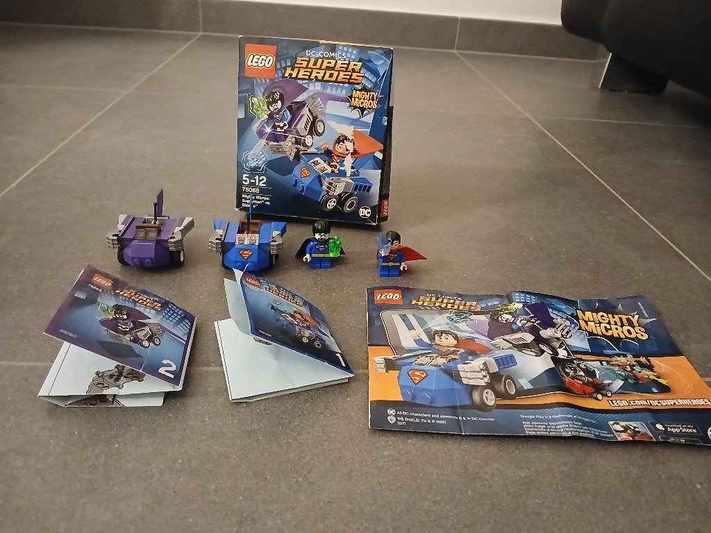 Lego DC Comics Super Heroes 76068  Superman vs. Bizarro, Inclusief instructies, Gebruikt, Lego, Ophalen of Verzenden