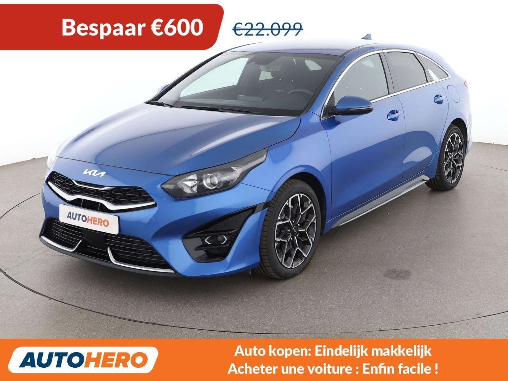 Kia ProCeed / pro_cee'd 1.5 TGDI GT Line (bj 2023), Voorwielaandrijving, Gebruikt, Zwart, Blauw