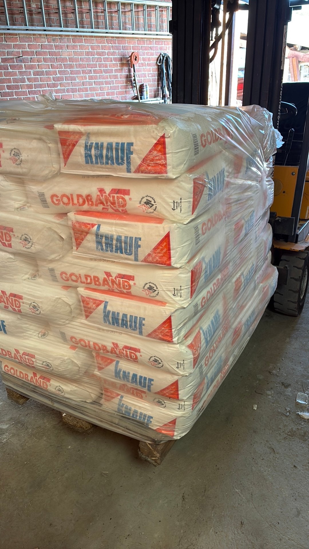 Knauf goldband, Ophalen