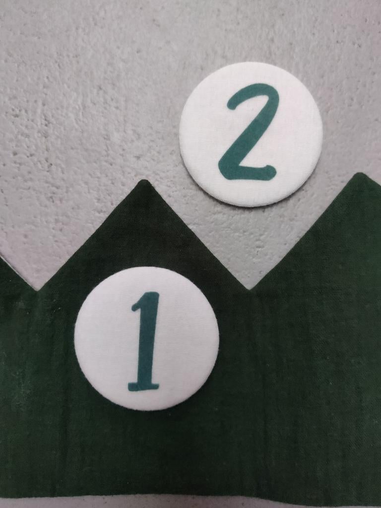 Handgemaakte verjaardagskroon Liezelijn, Ophalen