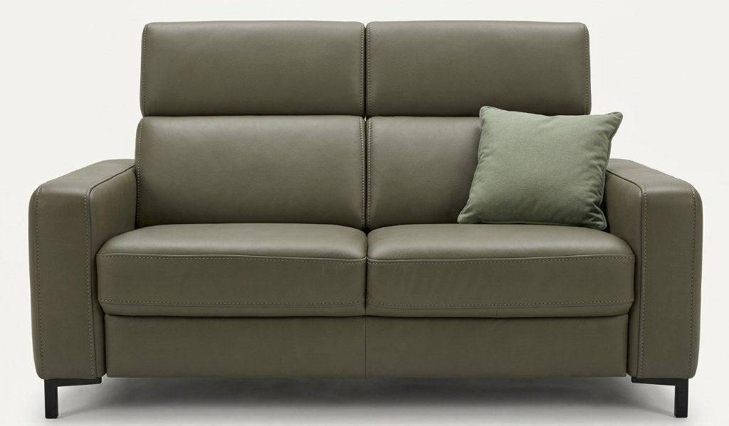Set van 2 HUKLA lederen bankstellen 2,5-zit en 2-zit, Ophalen, 100 tot 125 cm, 150 tot 200 cm, Leer