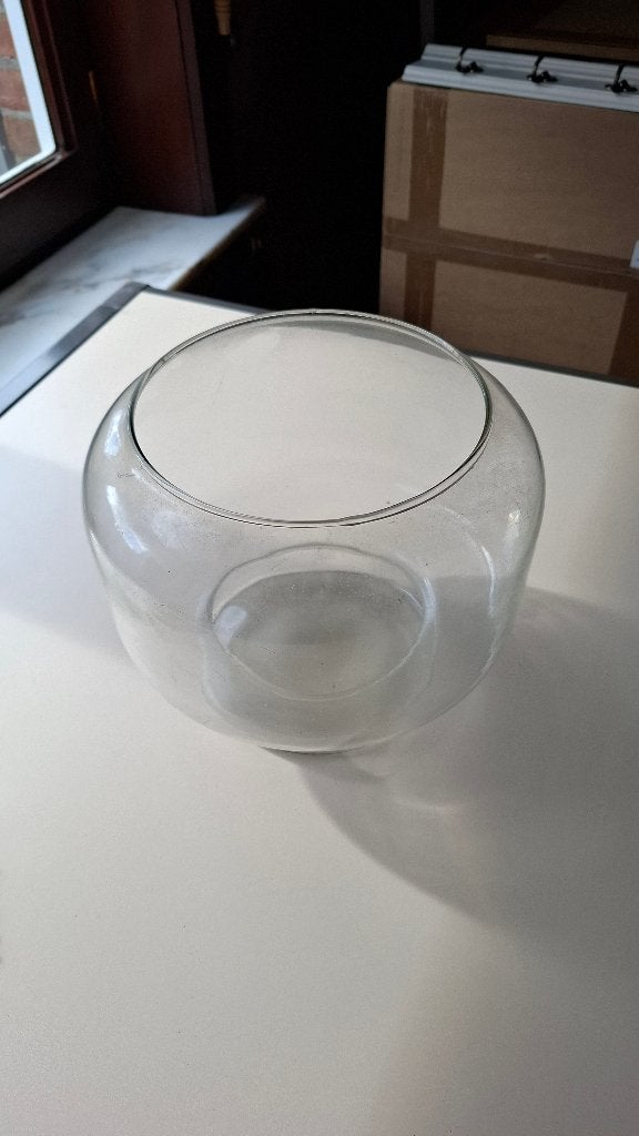 Ronde visbokaal, Dieren en Toebehoren, Ophalen, Gebruikt, Leeg aquarium, Overige merken