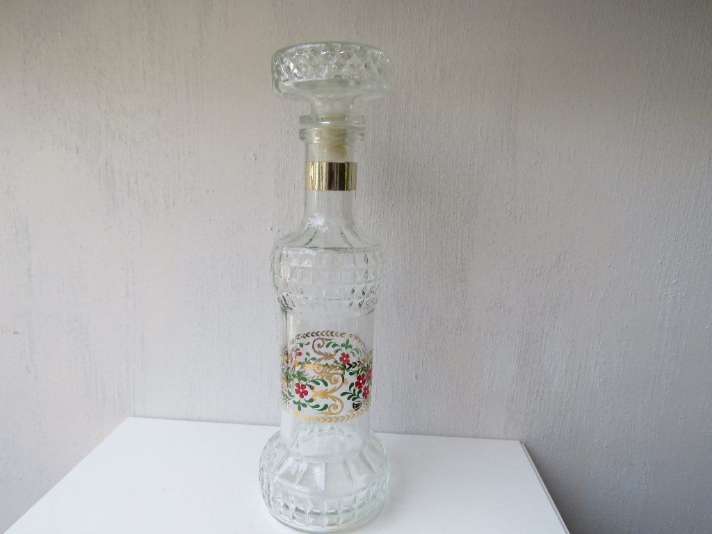 Retro karaf bloemen, Ophalen of Verzenden