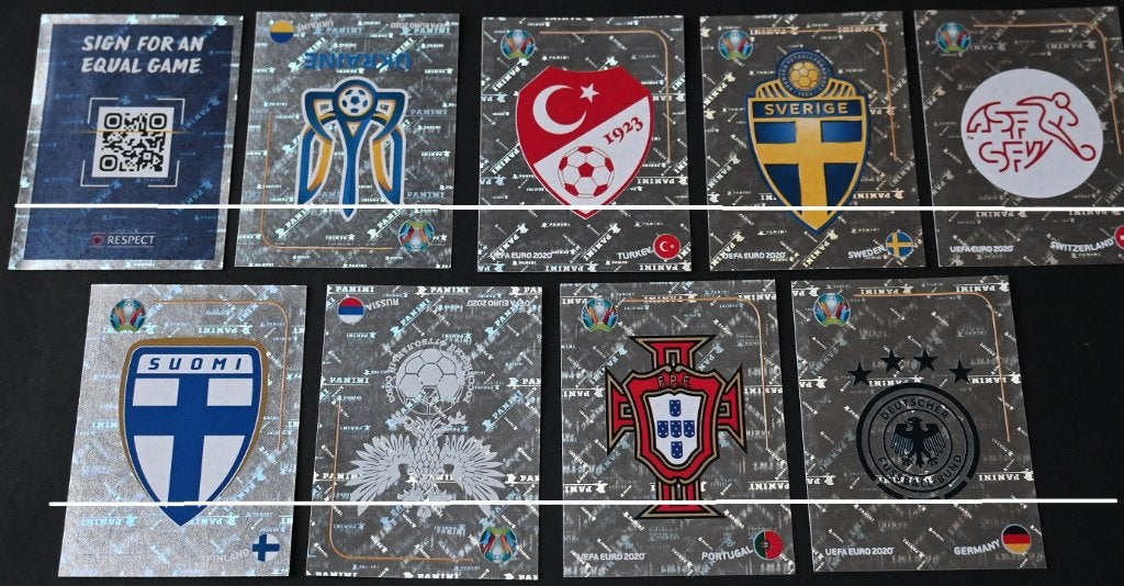 Aperçu de Panini Euro 2020/Lot de 197 autocollants, Collections, Envoi, Neuf, Affiche, Image ou Autocollant