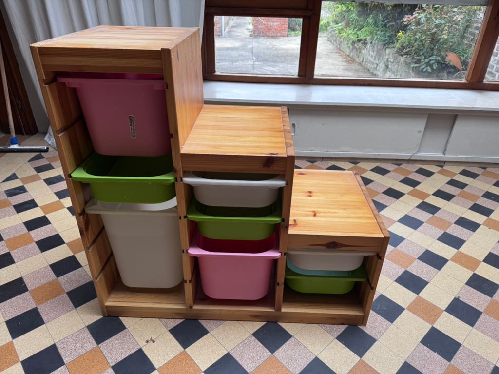 Trofast kast Ikea, Ophalen, Gebruikt, 5 laden of meer, 50 tot 100 cm