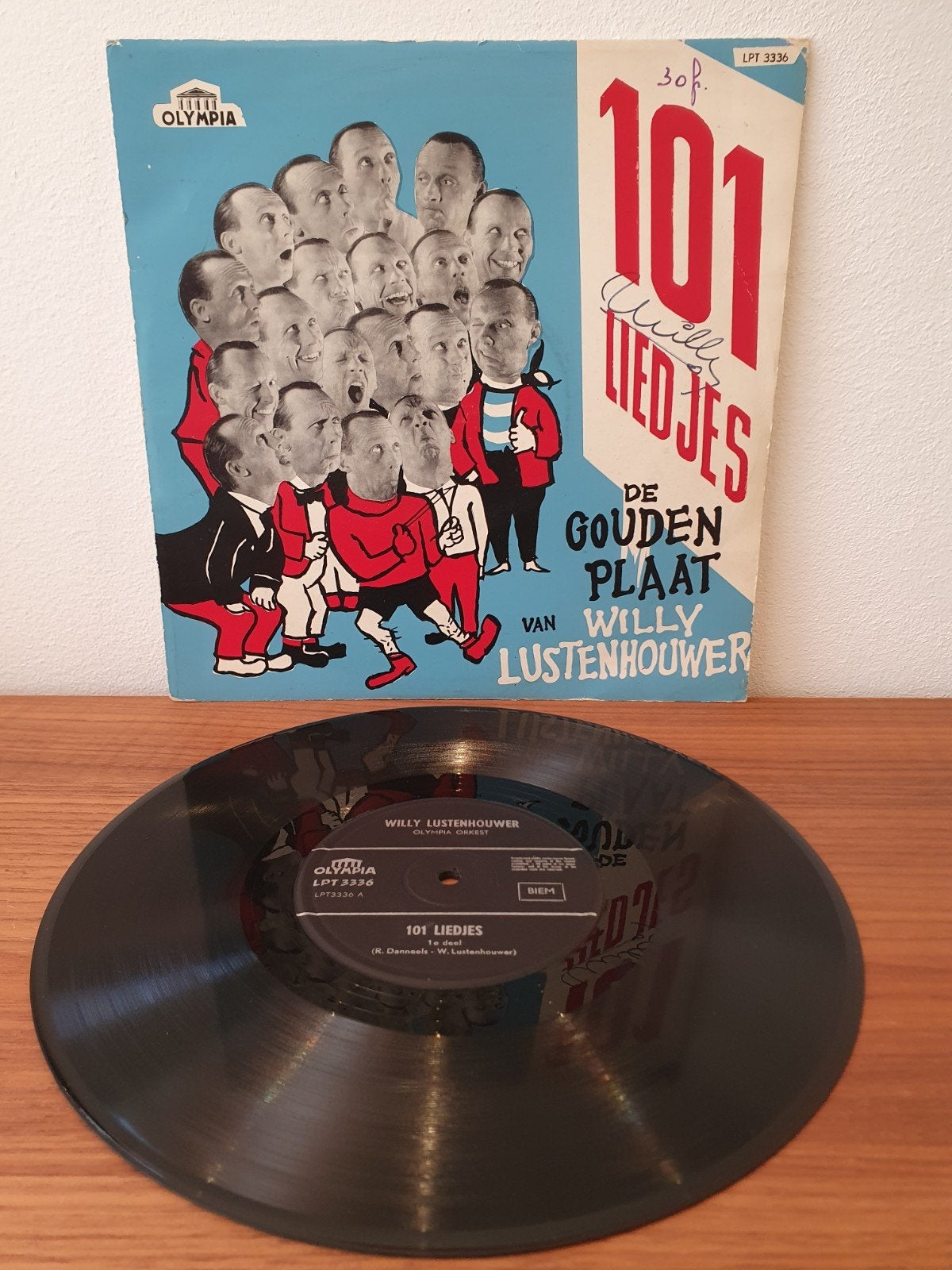 Willy Lustenhouwer – 101 Liedjes (10" - gesigneerd), Enlèvement ou Envoi