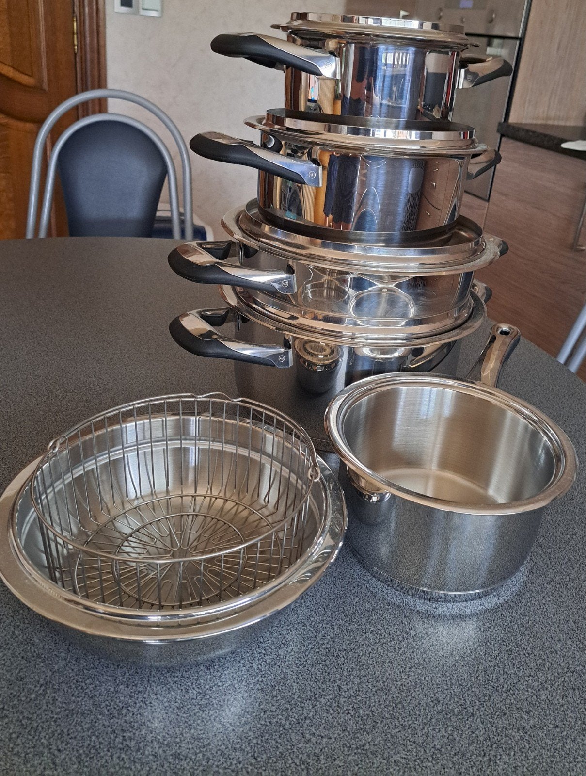 Kommen met thermostaat, Maison & Meubles, Cuisine | Casseroles & Poêles, Neuf, Enlèvement, Autres marques, Casserole