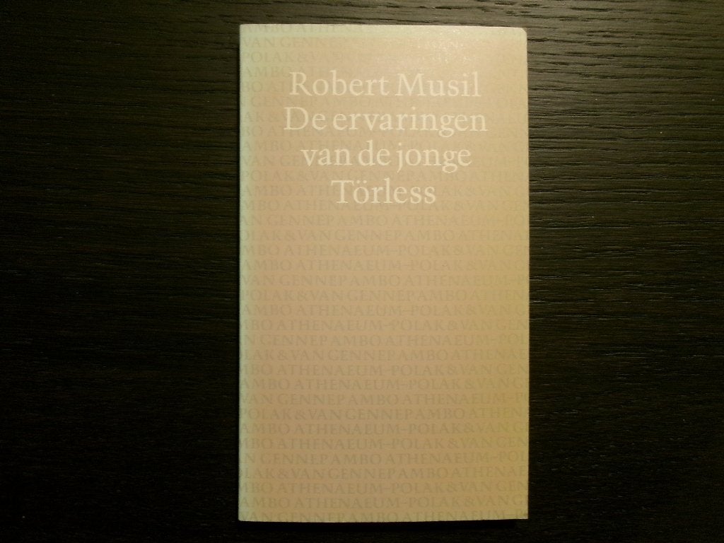 De ervaringen van de jonge Törless  -Robert Musil-, Ophalen of Verzenden