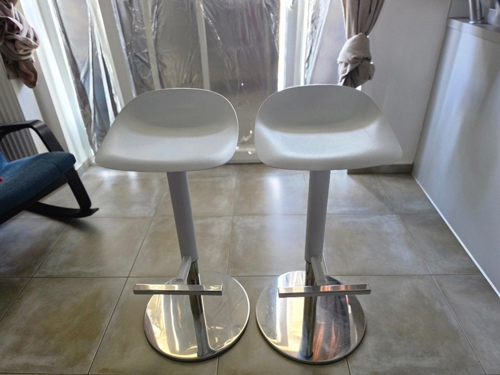 Chaises, Huis en Inrichting, Ophalen, Twee, Zo goed als nieuw, Grijs