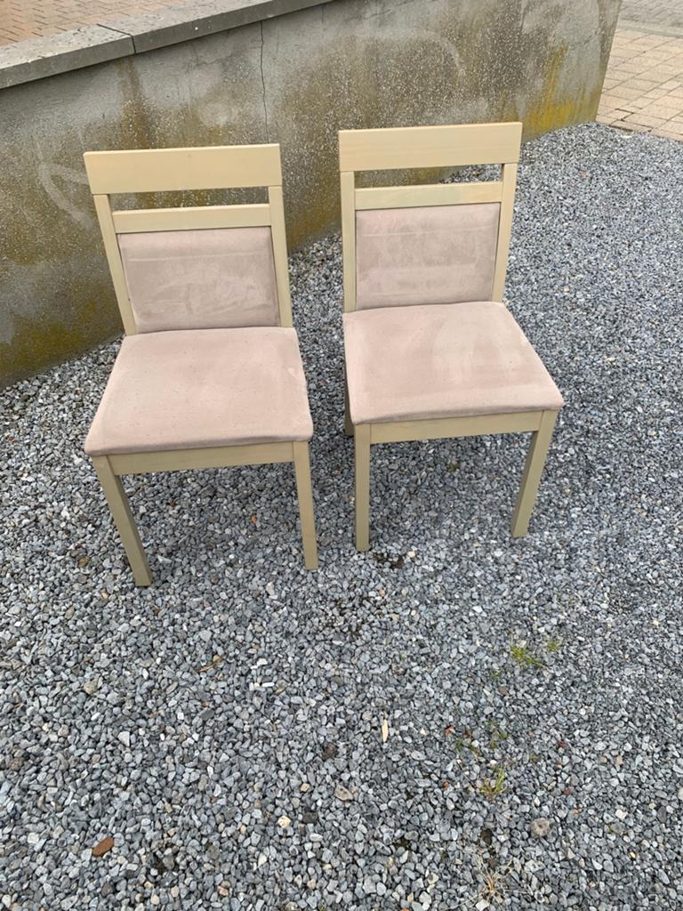 Livingstoelen 5 stuks, Huis en Inrichting, Stoelen, Ophalen, Bruin, Zo goed als nieuw, Modern