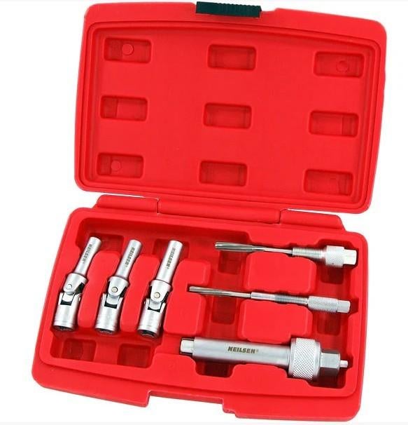 Kit 6 pièces démontage bougies de préchauffage et l'alésoir, Enlèvement ou Envoi, Neuf