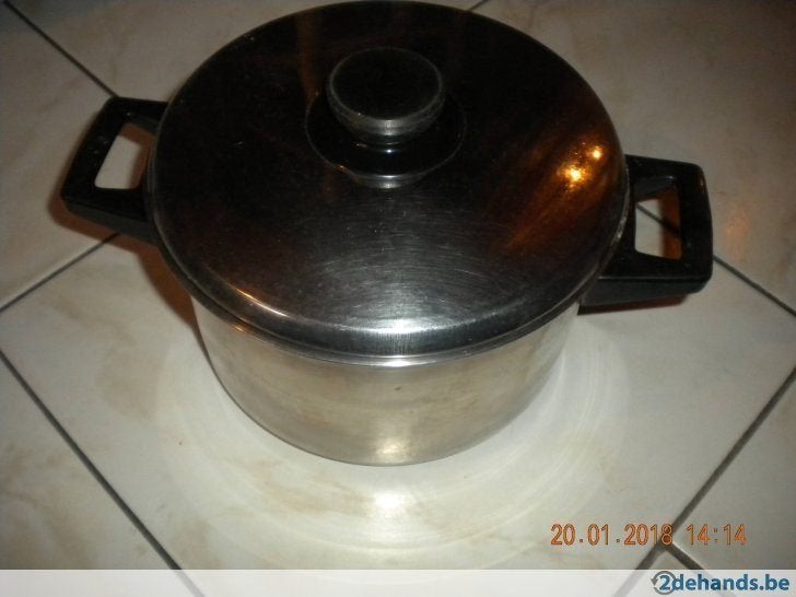 Kastrol (1st.) + Steelpan (1st.), Ophalen