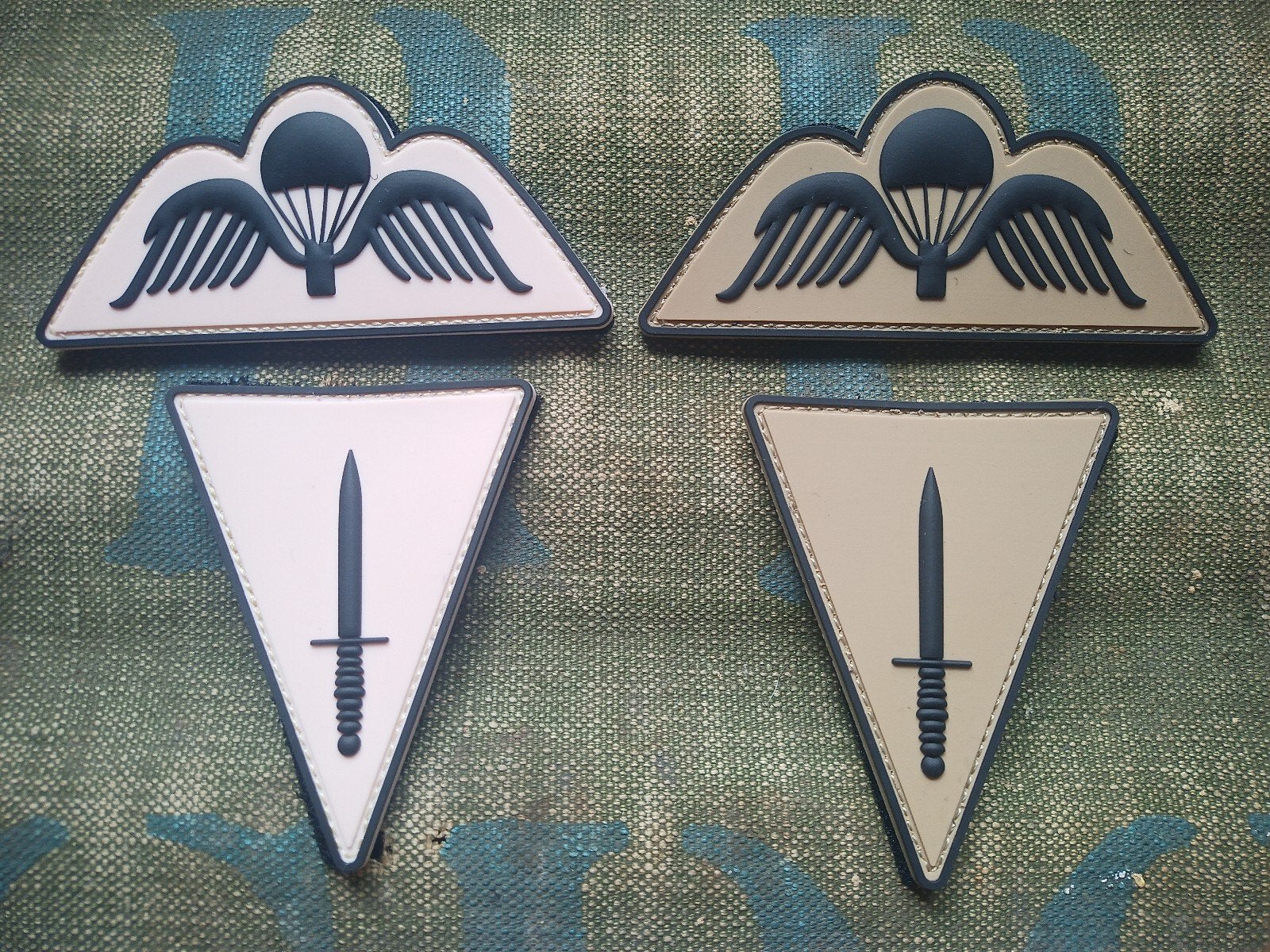 PVC-insignes voor commando-patent A, Ophalen of Verzenden