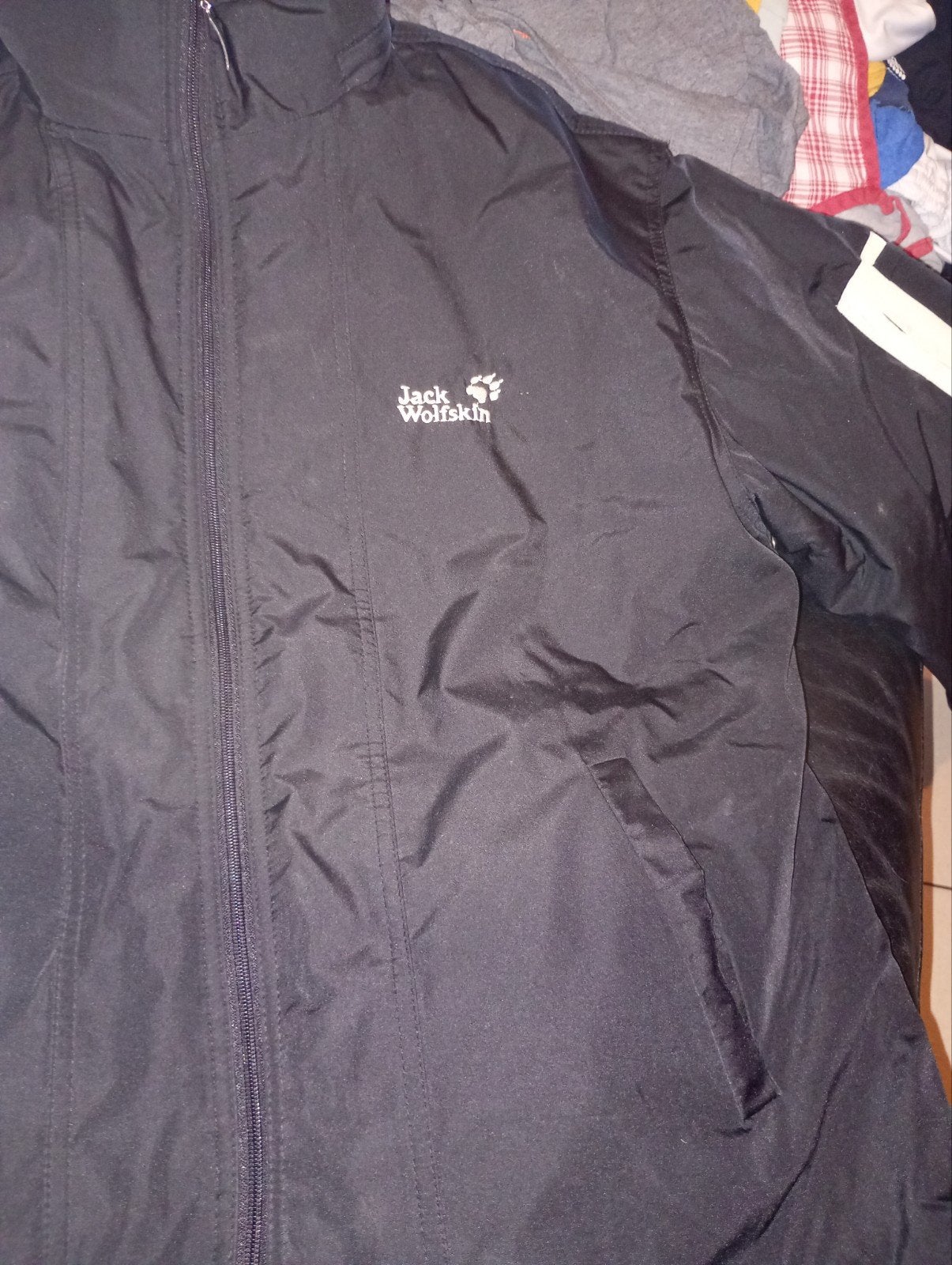 1jas, Ophalen, Jack wolfskin, Zwart, Overige maten