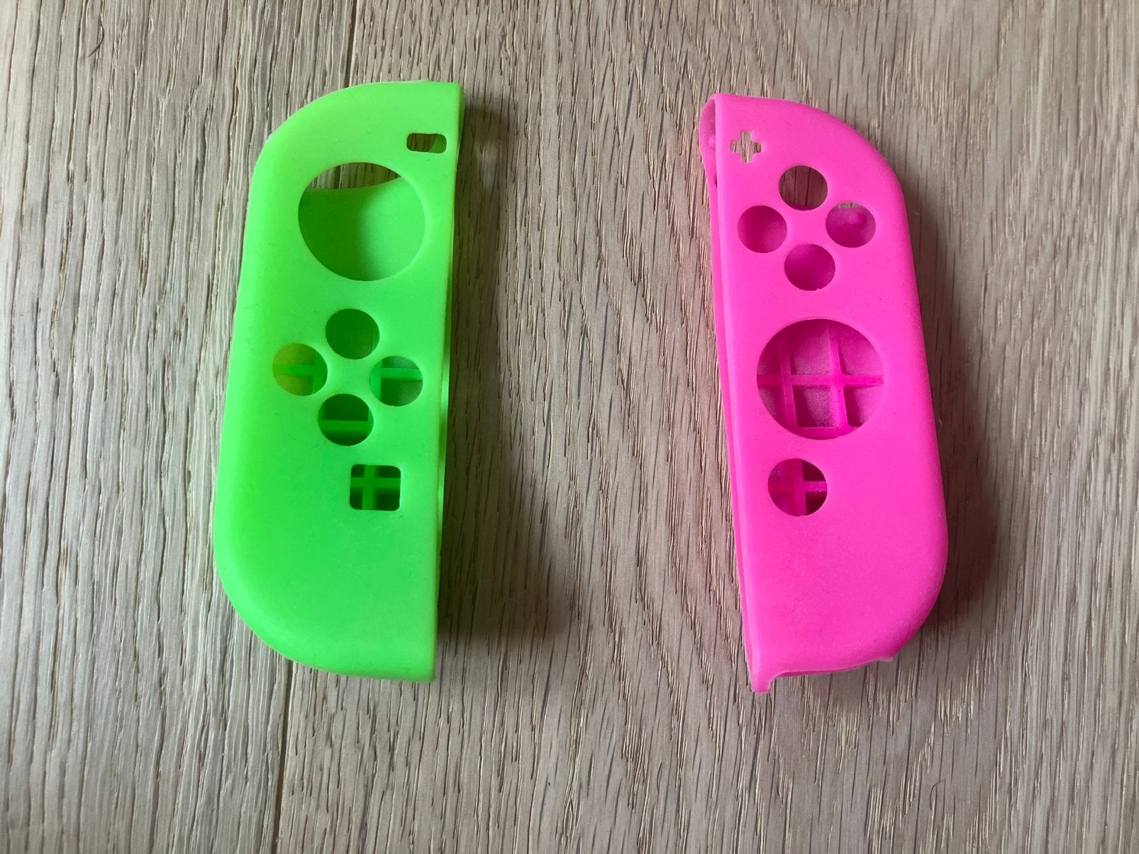 Siliconen Joy-Con hoesjes - Groen Roze, Consoles de jeu & Jeux vidéo, Enlèvement ou Envoi, Comme neuf