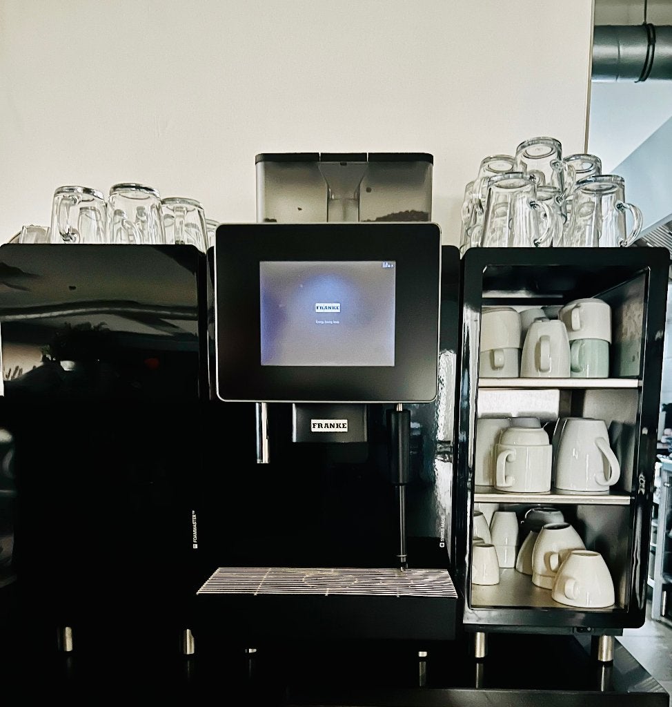 Koffiemachine Franke A600, Ophalen, Dranken