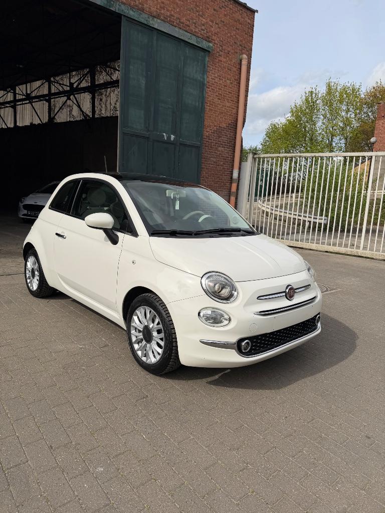 Fiat 500 1.2i te koop! 2018 • Zeer proper, Auto's, Voorwielaandrijving, Wit, Handgeschakeld, USB
