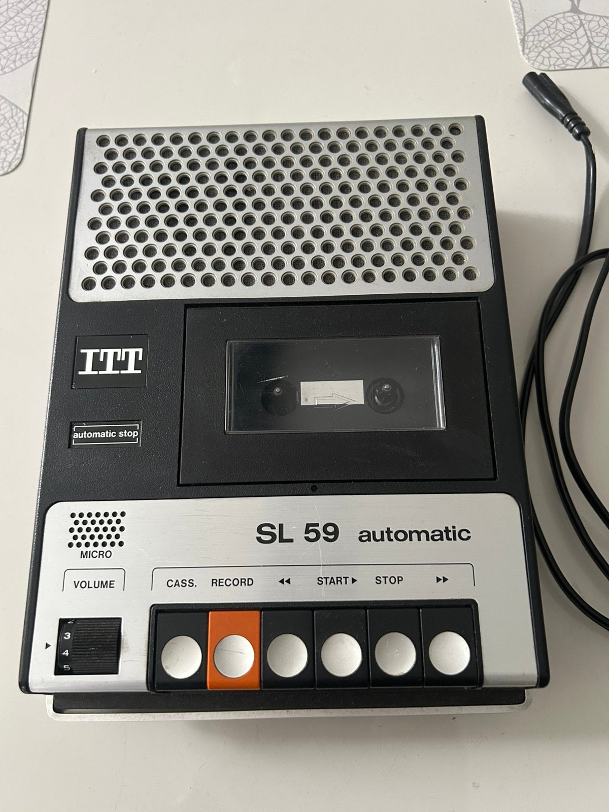 ITT SL59 automatic cassette speler, TV, Hi-fi & Vidéo, Enlèvement ou Envoi
