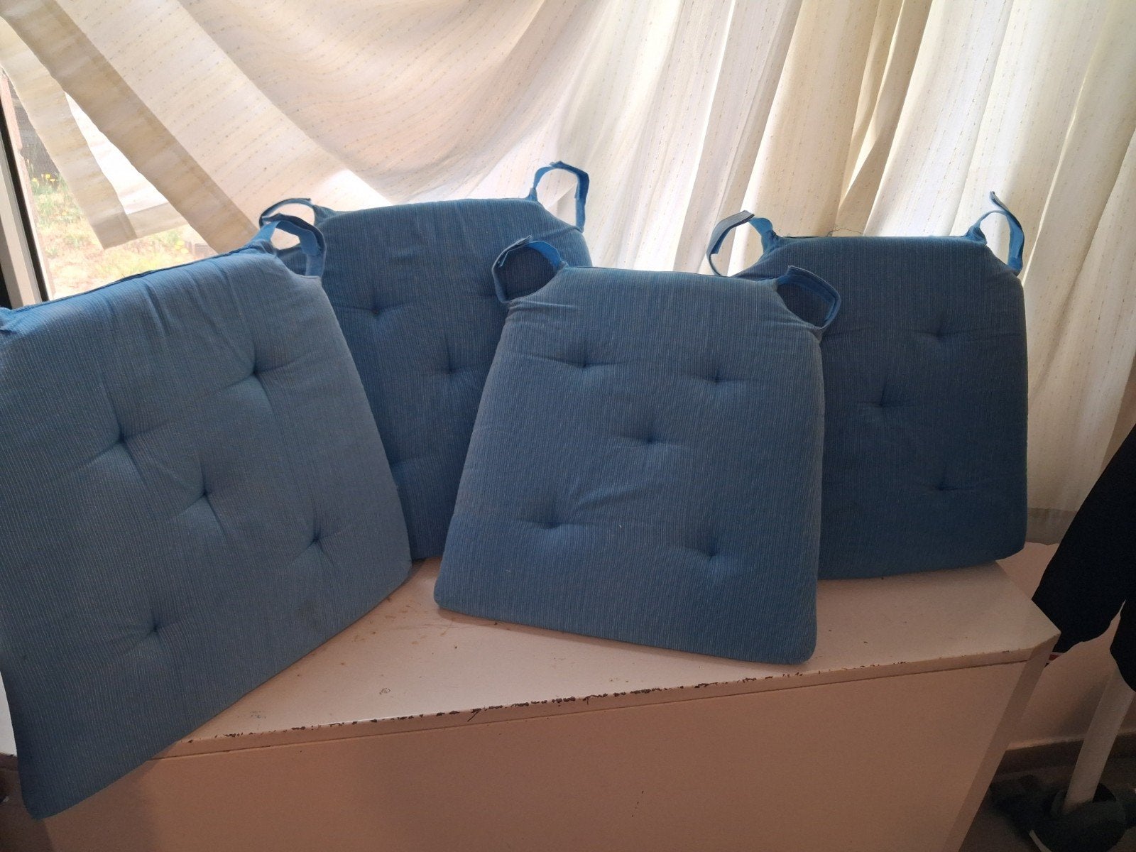 4 coussins de chaise de jardin, Enlèvement